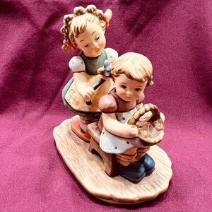 Hummel Berta Figurine with Children in Pastel Colors